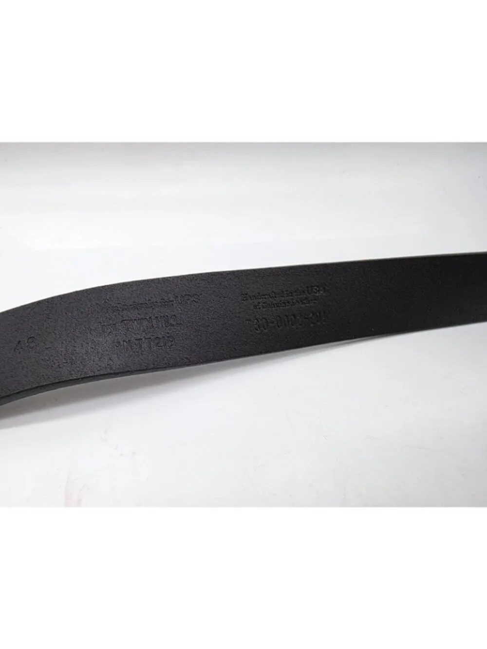 Twin Hill for UPS Belt Men's Size 48 Black Genuine Leather Handcrafted in USA